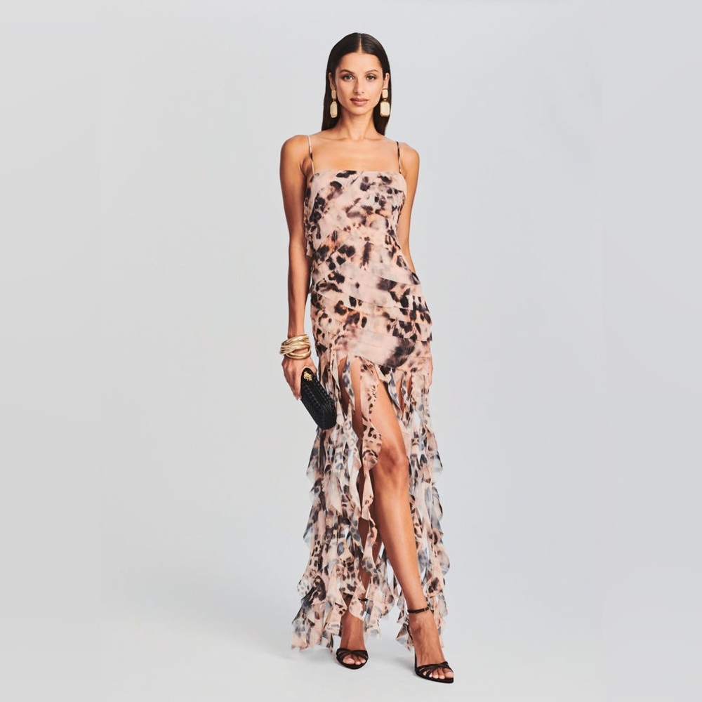 Retrofete Aria Chic Leopard Print Dress Size S Worn Once